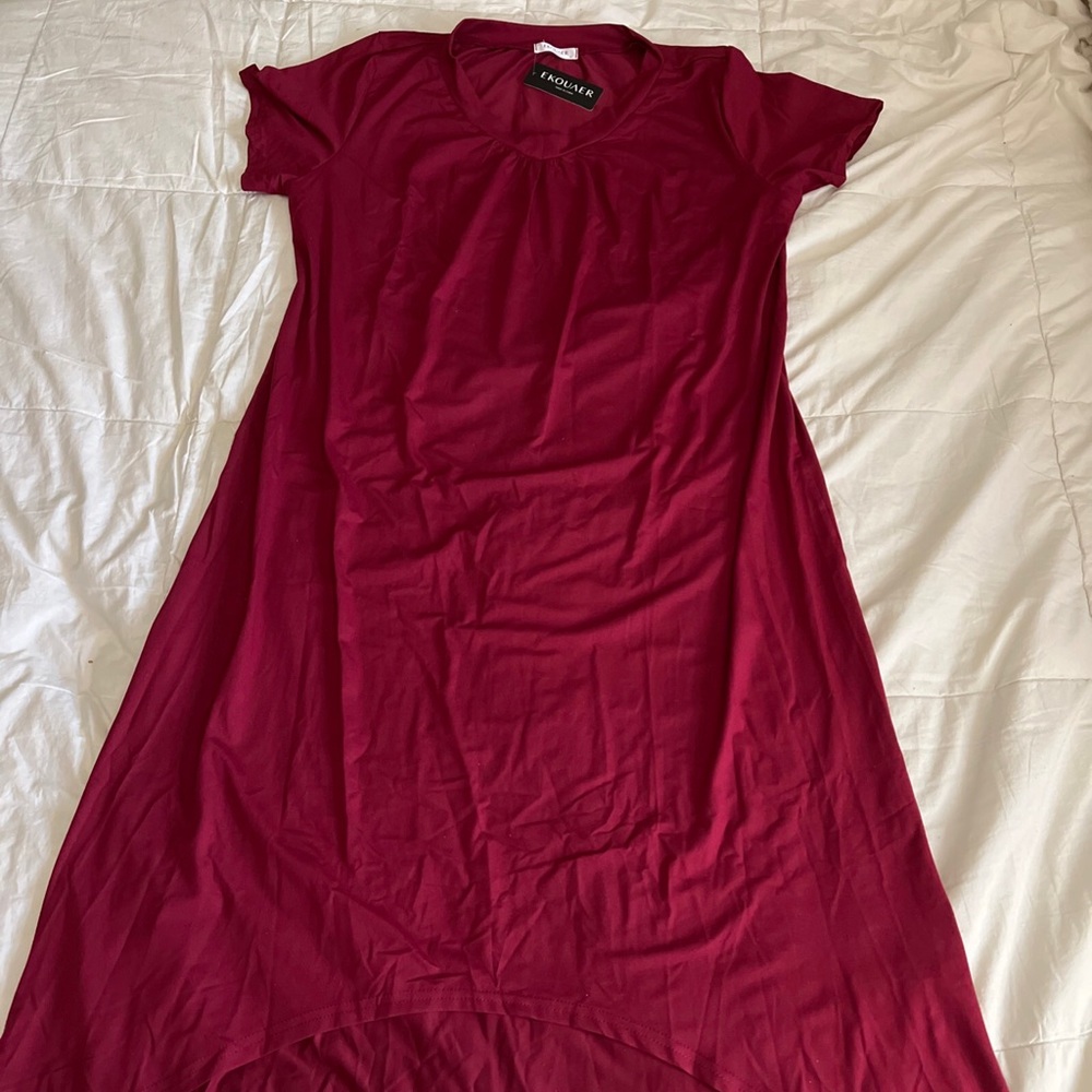 Chic and Elegant Rich Wine color Nightgown L